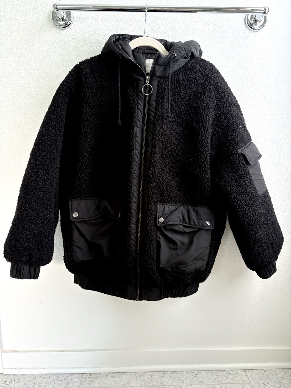 ASOS Sherpa Parka Bomba Jacket